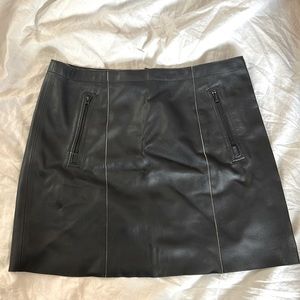 Vince leather mini skirt. Size 6